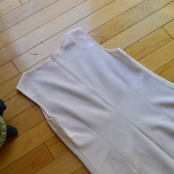 Robert Talbott Sleeveless Wool Shift Dress Size 12 - Picture 8 of 10